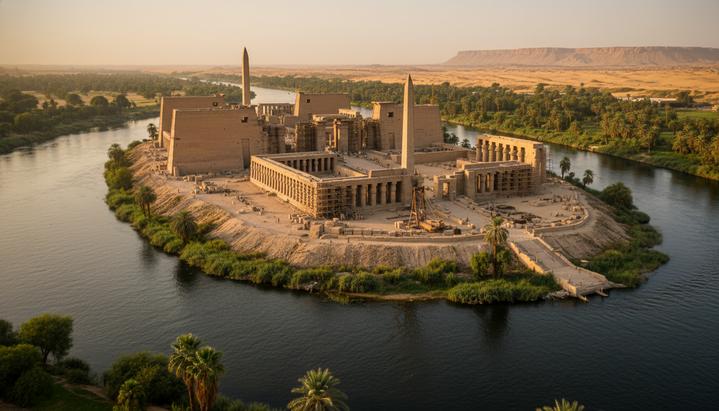 Карнакский храм: священный остров в русле древнего Нила