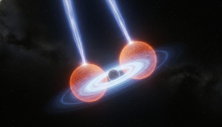 Телескоп IXPE впервые измерил высоту столба плазмы у белого карлика