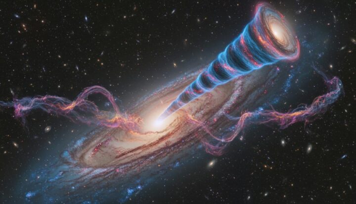 Колеблющаяся джет-струя черной дыры подавляет рождение звезд