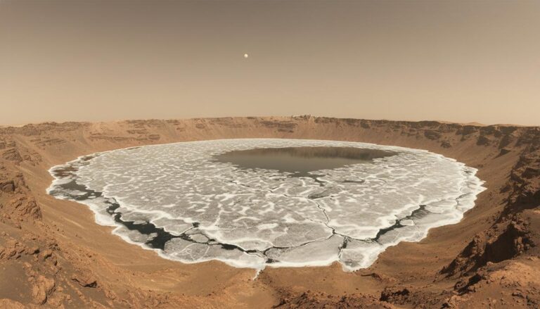 Озера на древнем Марсе могли существовать в холодном климате