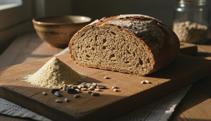 Мука из жмыха подсолнечника сделает хлеб втрое богаче белком