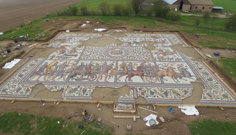 Мозаика в Кеттоне раскрыла забытую версию Троянской войны