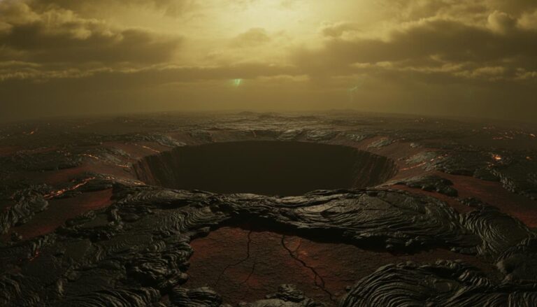 Ученые нашли гигантскую лавовую трубу под поверхностью Венеры