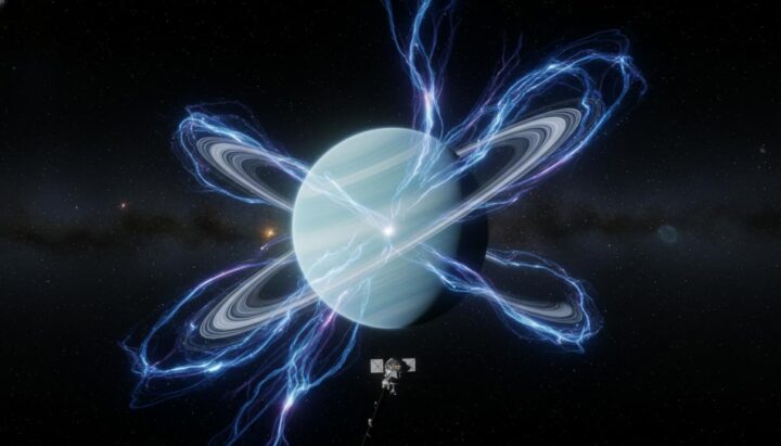 Солнечный шторм объяснил аномалию радиационных поясов Урана