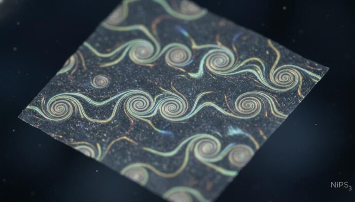 Физики впервые наблюдали предсказанные магнитные фазы в 2D-материале