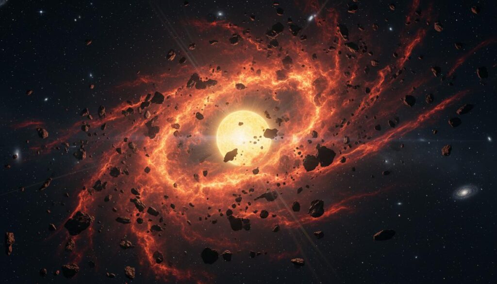 Астрономы зафиксировали столкновение двух планет в системе звезды Gaia20ehk