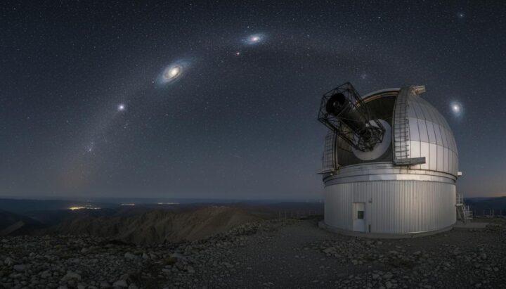 Гравитационное линзирование сверхновой уточнит скорость расширения Вселенной