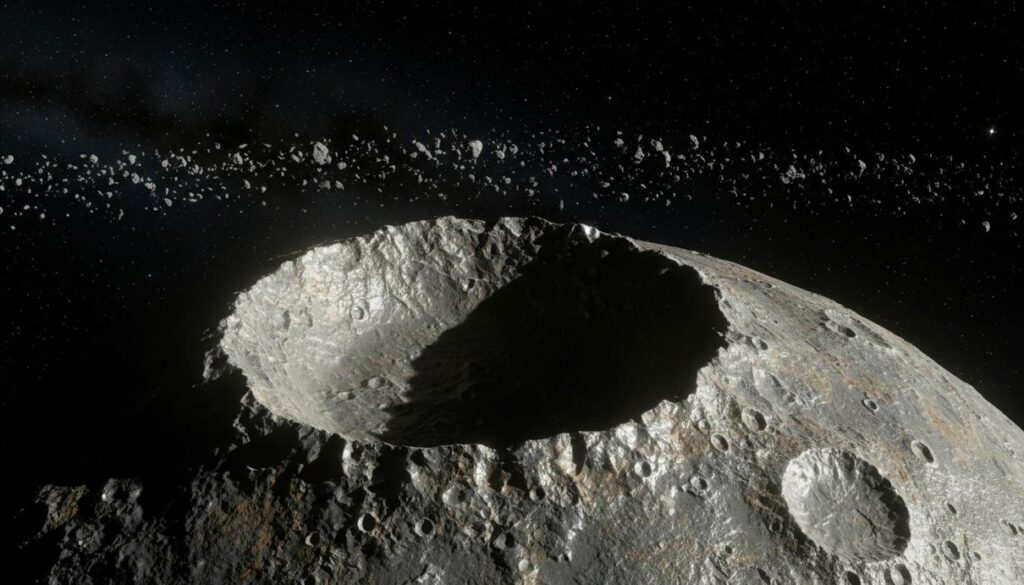 Ученые смоделировали строение астероида Психея для подготовки миссии НАСА