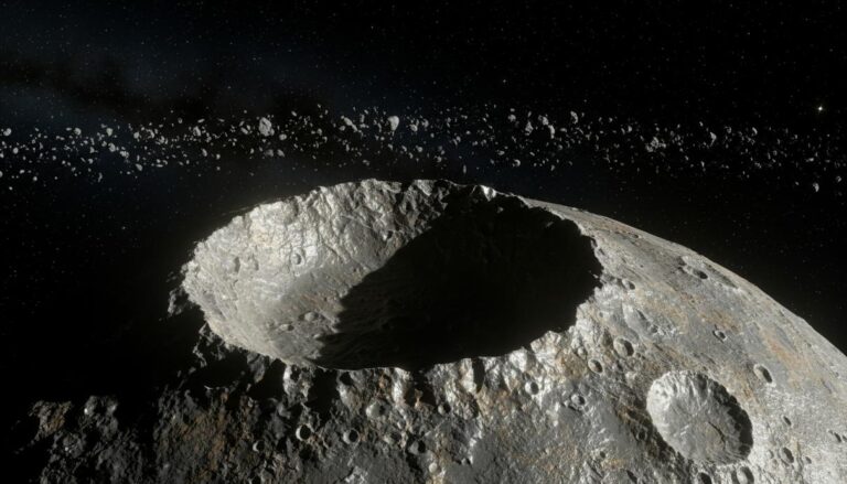 Ученые смоделировали строение астероида Психея для подготовки миссии НАСА