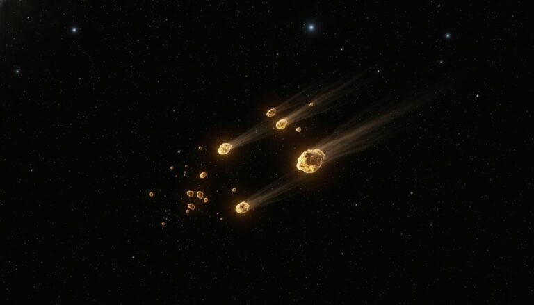 Космический телескоп «Хаббл» зафиксировал процесс распада ядра кометы ATLAS