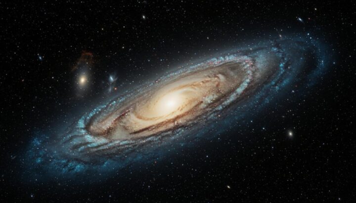 Астрономы восстановили историю эволюции спиральной галактики NGC 1365