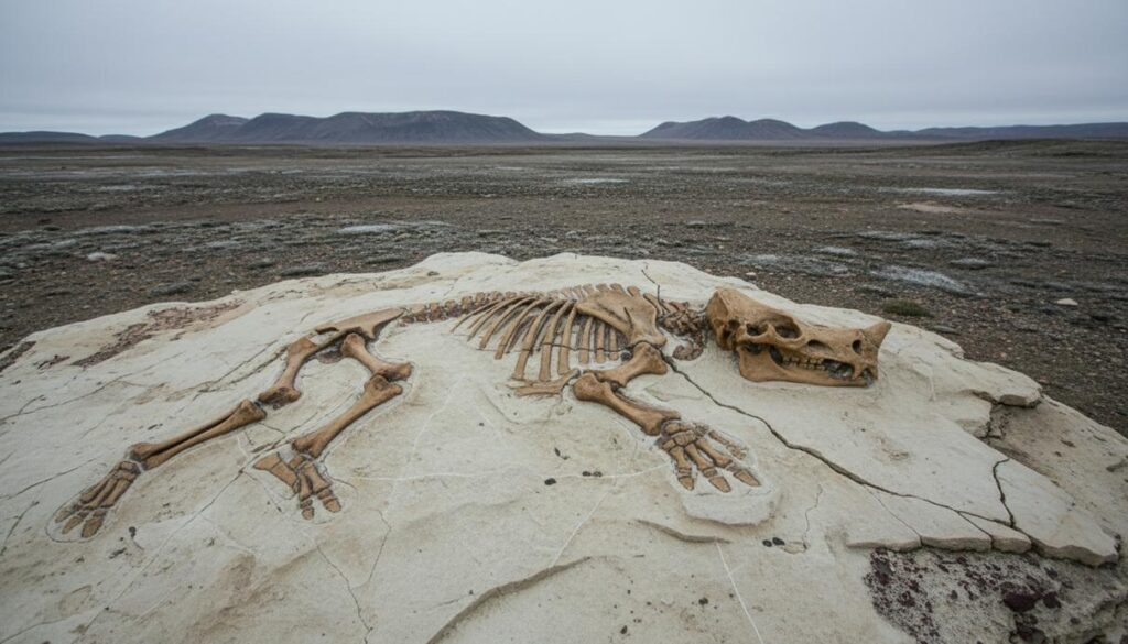 Палеонтологи обнаружили в Арктике остатки древнего безрогого носорога
