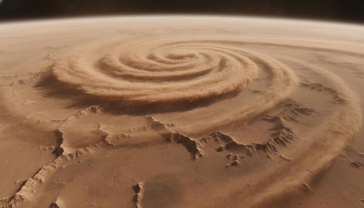 Региональные пылевые бури признаны важным фактором потери воды на Марсе