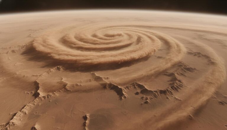Региональные пылевые бури признаны важным фактором потери воды на Марсе