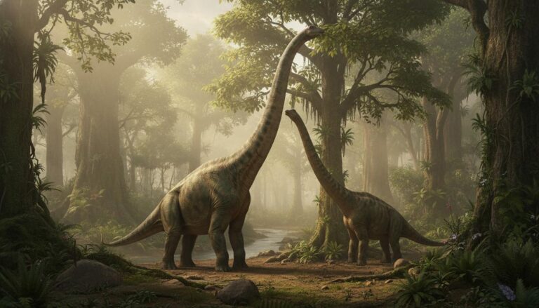 Биомеханика зауроподов ограничивала их способность стоять на задних лапах