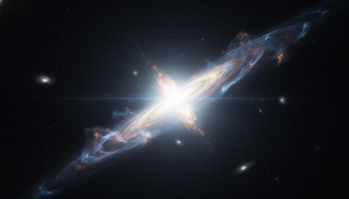 Излучение квазаров блокирует формирование звезд в соседних галактиках