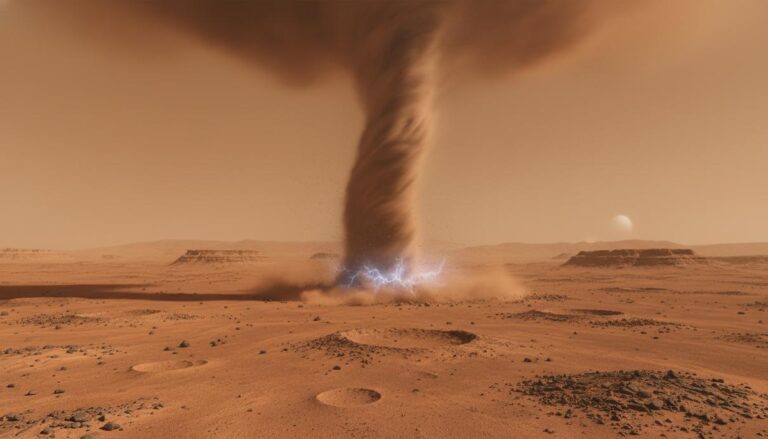 Электрохимические процессы в пылевых бурях меняют химический состав Марса