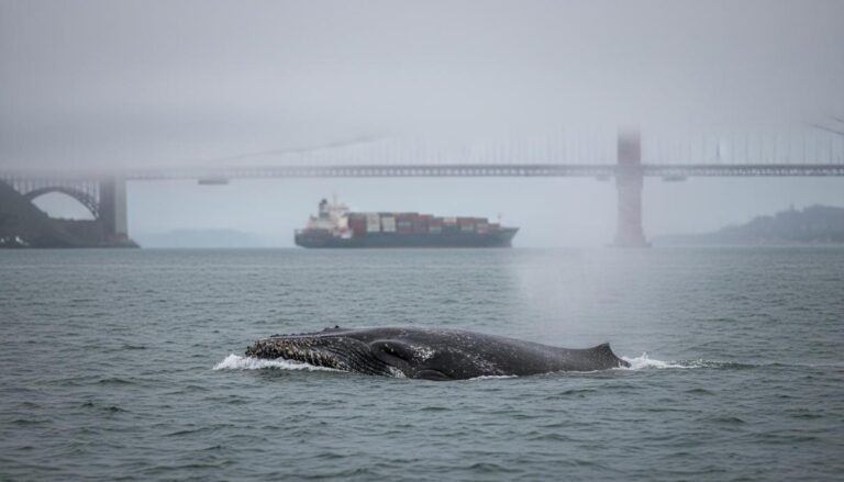 Серые киты гибнут в заливе Сан-Франциско из-за изменения климата