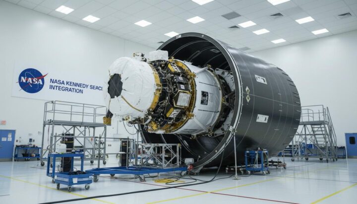 Телескоп Roman поместили в головной обтекатель ракеты Falcon Heavy