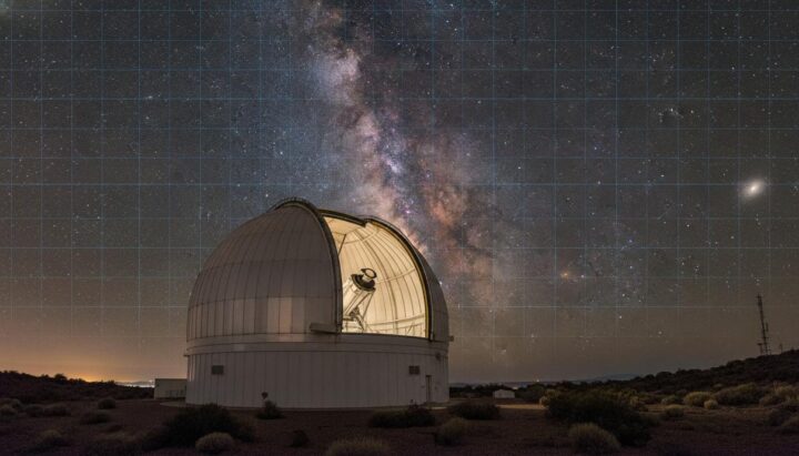 Обзор неба SDSS-V стал глобальным, охватив Южное полушарие